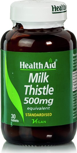 Health Aid Milk Thistle Extract Τιτλοδοτημένο Εκχύλισμα Γαϊδουράγκαθου 500mg 30tabs