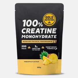 Gold Nutrition 100% Creatine Monohydrate Γεύση Ανανάς 200gr