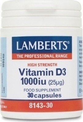 Lamberts Vitamin D3 1000iu 30caps