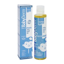 InterMed Dermatopia Milky Bath Oil, Λάδι Μπάνιου για Ατοπικό & Πολύ Ξηρό Δέρμα 200ml