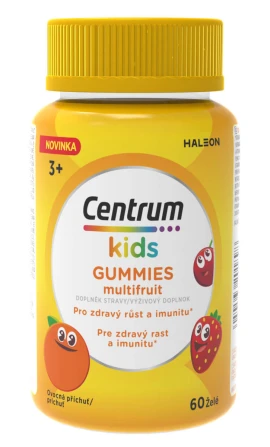 Centrum Kids Gummies Детски мултивитамин за подкрепа на имунитета Плодове 60 желирани бонбона