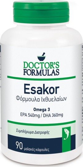 Doctors Formulas Esakor Φόρμουλα Ιχθυελαίων 90caps