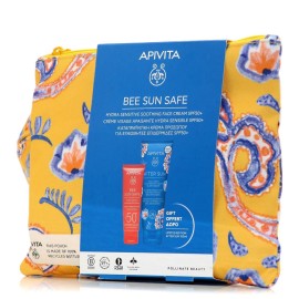 Apivita Bee Sun Safe PROMO 2024 με Hydra Sensitive Soothing Face Cream SPF50 Καταπραϋντική Αντηλιακή Κρέμα Προσώπου για Ευαίσθητες Επιδερμίδες 50ml & ΔΩΡΟ After Sun 100ml