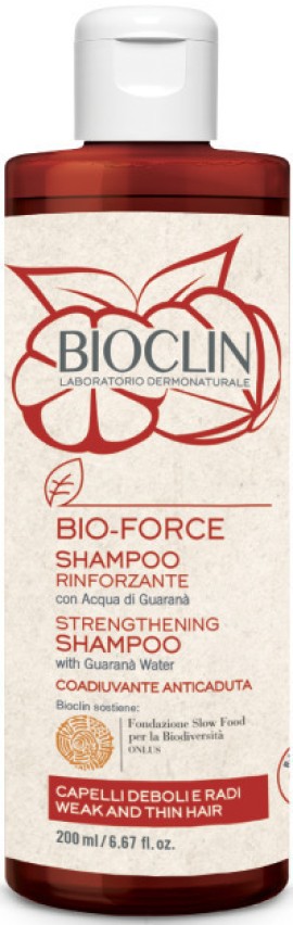 Bioclin Bio Force Strengthening Σαμπουάν Ενδυνάμωσης για Όλους τους Τύπους Μαλλιών 200ml