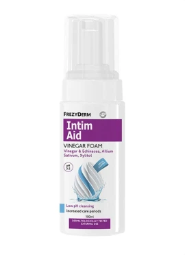 Frezyderm Intim Aid Vinegar Foam Специална почистваща пяна за чувствителни зони с оцет и ехинацея 100 мл