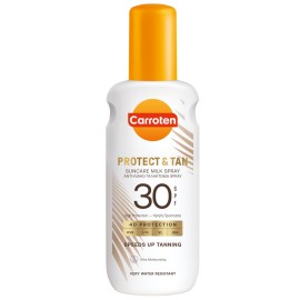 Carroten Magic Tan & Protect Milk Αντηλιακό Γαλάκτωμα Spray Μαυρίσματος SPF30 200ml