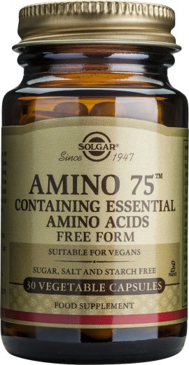 Solgar Amino 75 Σύμπλεγμα Αμινοξέων 30caps