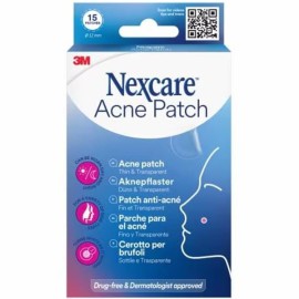 NEXCARE Acne Patches Διάφανα Αυτοκόλλητα Επιθέματα Ακμής 15τμχ