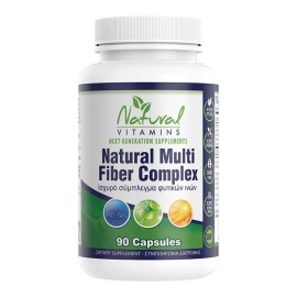 Natural Vitamins Natural Multi Fiber Complex Φυτικές Ινες και Προβιοτικά 90tabs