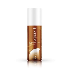 Garden Suntan Oil Shimmer Αντηλιακό Λάδι για το Σώμα με Έλαιο Καρύδας & Καρότου SPF10 200ml