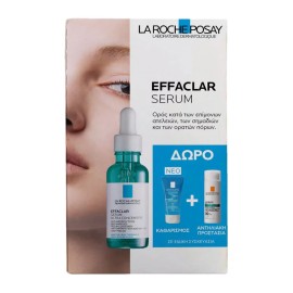 La Roche Posay PROMO 2024 με Effaclar Serum 30ml & ΔΩΡΟ Effaclar Gel 50ml & Δείγμα Anthelios Oil Correct Spf50+ Photocorrection Daily 3ml