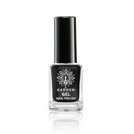 Garden Gel Nail Polish Gloss Βερνίκι Νυχιών Μακράς Διαρκείας 60 Jet Black 12.5ml
