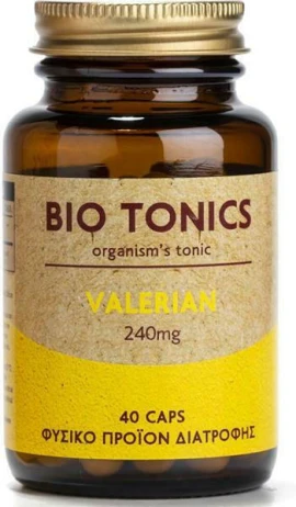Bio Tonics Валериана 240 мг екстракт от валериана 40 капсули