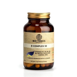 Bio Tonics B Complex Φόρμουλα με Βιταμίνες του Συμπλέγματος B, 50mg 90caps