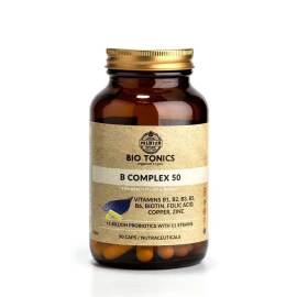 Bio Tonics B комплекс формула с витамини от група В, 50 мг 90 капсули