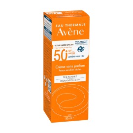 Avene Very High Protection Fragrance Free Αντηλιακή Κρέμα Προσώπου SPF50 για Ευαίσθητη & Ξηρή Επιδερμίδα 50ml