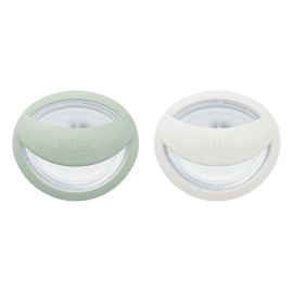 NUK MommyFeel Πιπίλα Σιλικόνης 0-9m Βεραμάν & Μπεζ 2τμχ 10.730.862