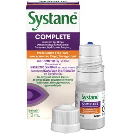 Systane Complete MDPF Овлажняващи капки за очи без консерванти 10 мл