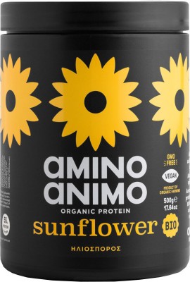 Physis Laboratory Amino Animo Organic Protein Sunflower Πρωτεϊνη από Ηλιόσπορο 500gr