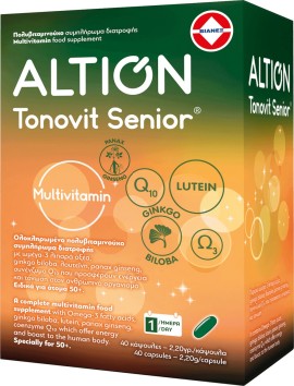 Altion Tonovit Senior Multivitamin Πολυβιταμίνη για Ηλικίες άνω των 50 Ετών 40caps