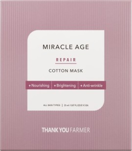 Thank You Farmer Miracle Repair Cotton Mask Υφασμάτινη Μάσκα Θρέψης 25ml