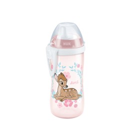 Nuk Kiddy Cup Disney Bambi Παγουράκι με Ρύγχος 12+ Μηνών 300ml Ροζ 1τμχ 10.255.497
