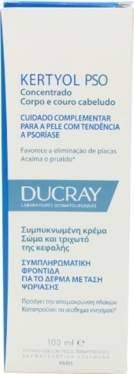 Ducray Kertyol P.S.O. Creme Concentre για Σώμα και Τριχωτό Κεφαλής σε Απολεπιστικές Καταστάσεις 100ml