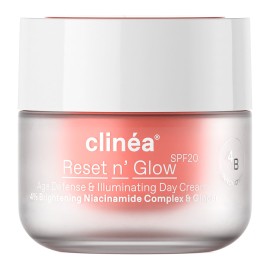 Clinea Reset n Glow Αντιγηραντική Κρέμα Προσώπου Ημέρας με SPF20 για Λάμψη 50ml