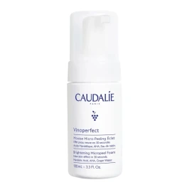 Caudalie Vinoperfect Brightening Micropeel почистваща, ексфолираща и озаряваща пяна 100 мл