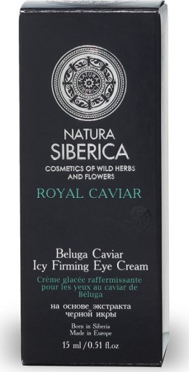 Natura Siberica Royal Caviar Icy Firming 24ωρη Κρέμα Ματιών για Ενυδάτωση & Αντιγήρανση 15ml
