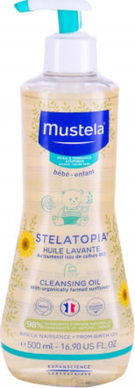 Mustela Bebe Stelatopia Λάδι Ντους 500ml