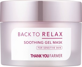 Thank You Farmer Back to Relax Soothing Gel Mask Μάσκα Προσώπου για Ενυδάτωση σε Μορφή Gel για Ευαίσθητη Επιδερμίδα 100ml