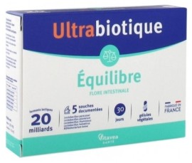 Ultrabiotique Equilibre Balance, Φόρμουλα 20δις Προβιοτικών 30caps