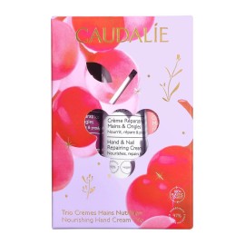 Caudalie XMAS PROMO 2025 Trio Cremes Set με Vinotherapist Hand Cream 30ml & The des Vignes Hand Cream 30ml & Rose de Vigne Hand Cream 30ml