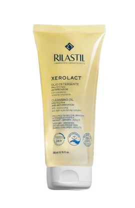 Rilastil Xerolact почистващо масло за лице и тяло за атопична кожа 200 мл