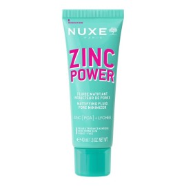 Nuxe Zinc Power Mattifying Fluid Pore Minimizer Κρέμα Προσώπου για Ματ Αποτέλεσμα & Σύσφιξη Πόρων 40ml
