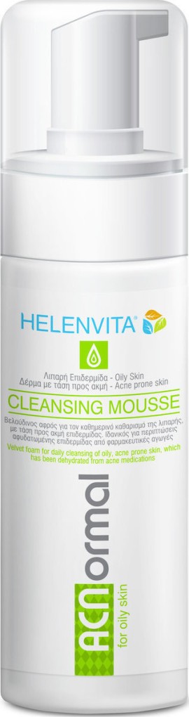 Helenvita ACNormal Cleansing Mousse Αφρός Καθαρισμού για Λιπαρές με τάση Ακμής Επιδερμίδες 150ml