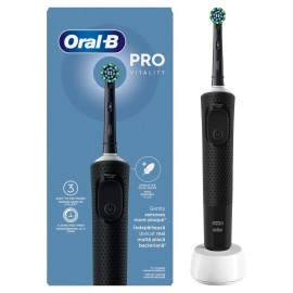 Oral-B Vitality Pro Ηλεκτρική Οδοντόβουρτσα Μαύρη 1τμχ