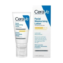 CeraVe AM Facial Moisturising Lotion SPF50 Ενυδατική Κρέμα Προσώπου Με Αντηλιακή Προστασία SPF50 52ml