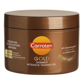 Carroten Gold Shimmer Intensive Tanning Gel,  Ιριδίζον Gel για Πολύ Έντονο Μαύρισμα 150ml