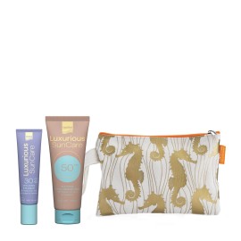 Luxurious PROMO 2025 με Anti Ageing Sunscreen Eye Cream SPF30 Αντηλιακή Κρέμα Ματιών 15ml & Silk Cove Natural Beige BB Cream SPF50 Αντηλιακή Προσώπου με Χρώμα 75ml