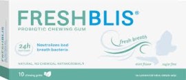 Freshblis Προβιοτικά σε Μορφή Τσίχλας 10 τσίχλες
