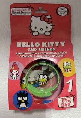 Αντικουνουπικό Παιδικό βραχιόλι Brand Italia Hello Kitty Πράσινο 1τμχ