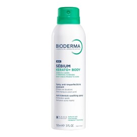 Bioderma Sebium Kerato + Body Anti-blemish Soothing Spray, Σπρέι Σώματος 3 σε 1 για Ατέλειες, Κοκκινίλες & Σημάδια για Δέρμα με Τάση Ακμής 150ml