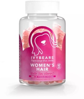 IvyBears Womens Hair Συμπλήρωμα Διατροφής για την Υγεία των Μαλλιών των Γυναικών 60 ζελεδάκια