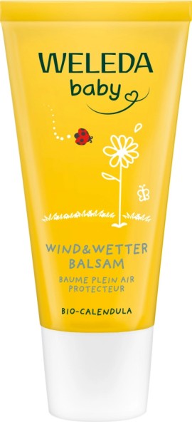 Weleda Baby Wind & Wetter Balsam Ενυδατική Κρέμα με Καλέντουλας για Προστασία Από Το Κρύο 30ml