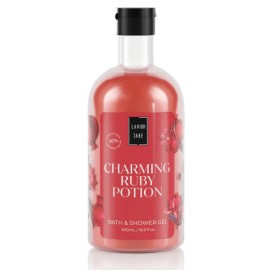 Lavish Care Bath & Shower Gel Charming Ruby Potion Αφρόλουτρο Ρόδι 500ml