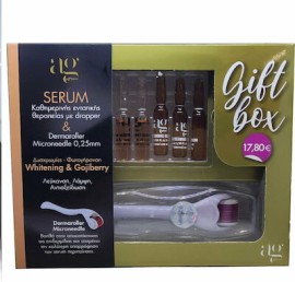 Ag Pharm Gift Box Whitening Serum 3x2ml, Gojiberry Serum 2x2ml & Derma Roller 0.25mm
