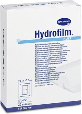 Hartmann Aδιάβροχο Αυτοκόλλητο Επίθεμα Hydrofilm Plus 12x10cm 25τμχ