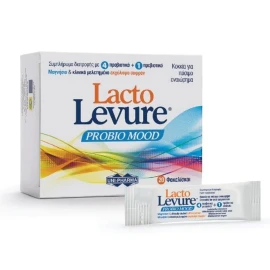 Uni-Pharma Lactolevure Probio Mood с пробиотици, пребиотик и магнезий 20 сашета